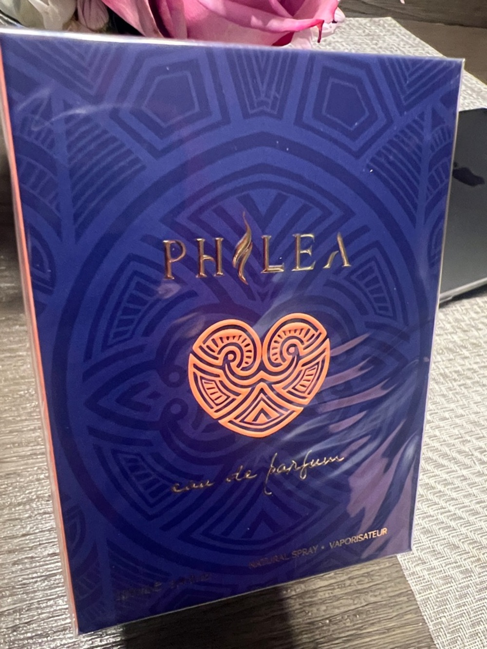 Philea Eau de Parfum in Deep Blue & Rose Gold Box